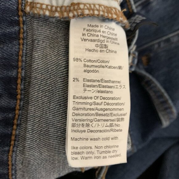 Madewell High Rise Tapered Leg Blue Denim Jeans 28 Casual Essential - Picture 6 of 7